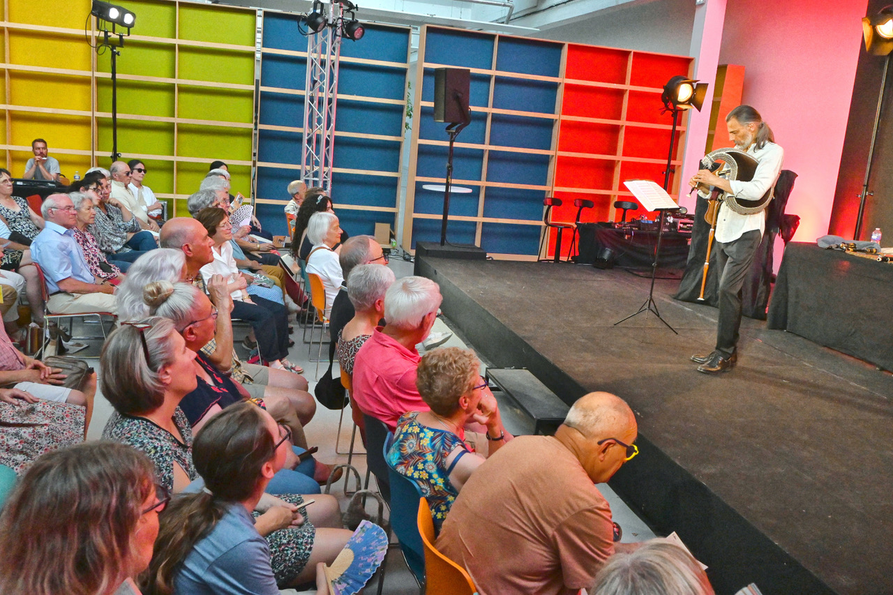 Moisson 2025_ Francois Lazarevitch avec public_concert 20 juin 2025_MAME